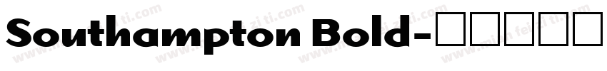 Southampton Bold字体转换